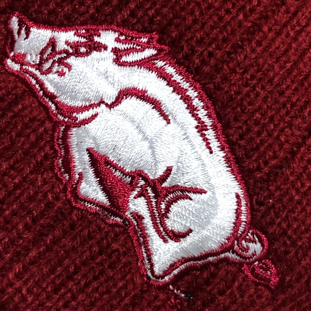 Arkansas Razorbacks Scarf - Picture 2 of 3